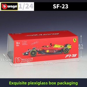 Modelo de Auto de Carreras a Escala 1:24 2023 SF-23 con Vitrina Acrílica, Charles Leclerc 16, Coleccionable de Aleación Metálica - Product Image 4