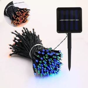 Guirlandes solaires de Noël à 8 modes, blanc chaud, imperméables, pour la décoration extérieure de la cour, les fêtes d'anniversaire, les mariages et les festivals - Product Image 5