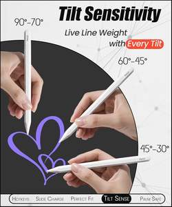 Stylet Actif USB-C à Port Caché 2026, Nouveauté, pour Apple <span class=keywords><strong>iPad</strong></span> 11e A16 / 10e / 9e / 8e / 6e Génération, Contrôle par Application et Raccourcis Intégrés - Product Image 5