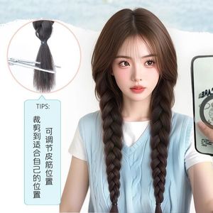 Extensiones de Cabello Trenzadas Dobles Star Light, Trenza Grande, Cable Resistente a Altas Temperaturas para Mujeres, Estilo Miss - Product Image 4