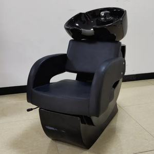 Chaise de lavage de cheveux classique avec bol, mobilier de massage confortable pour salon de coiffure, lit de lavage, salon de coiffure - Product Image 4