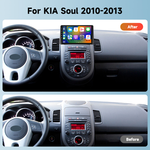 Autoradio Android Podofo Qualcomm 8 Core 9 Pollici 4+64G per KIA <span class=keywords><strong>Soul</strong></span> 2010-2013 con CarPlay/Android <span class=keywords><strong>Auto</strong></span> Wireless, WiFi 4G OEM - Product Image 5