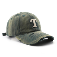 Nueva Gorra de Béisbol de Moda con Letras Bordadas, 6 Paneles, Ajustable, 100% Algodón, Personalizada