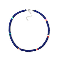 Argile polymère Surfeur Collier Boho Bohème Perle Choker En Vinyle Africain Collier De Perles pour Les Femmes Filles