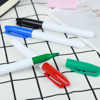 Marqueur permanent Sharpie à pointe fine personnalisé, stylo multicolore noir non toxique