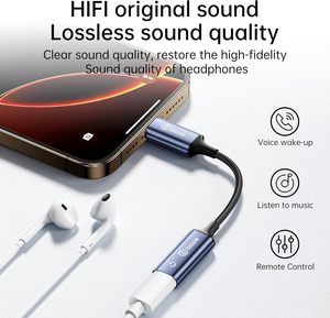 <span class=keywords><strong>Adaptateur</strong></span> audio USB-C mâle vers Lightning femelle de la marque Biaze pour iPhone 16/15, <span class=keywords><strong>iPad</strong></span> Pro/<span class=keywords><strong>Air</strong></span> 6/5/<span class=keywords><strong>4</strong></span>, MacBook et tablettes, pour écouteurs - Product Image 2