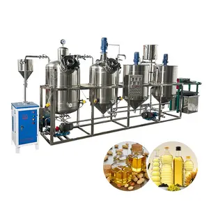 palm kernel oil processing machine soybin oil refined machine price 20tpd automatic