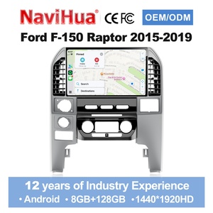 Navihua 14.6" Android Car Radio GPS Navigation Multimedia Carplay <b>Auto</b> Stereo Player for Ford F150 Raptor 2015-2019 - Product Image 1