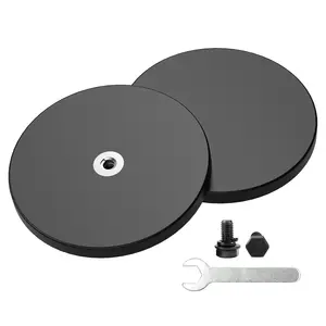 Magnetpro Aimants caoutchoutés puissants Base de montage magnétique antidérapante pour bandes lumineuses et miroirs supplémentaires pour une utilisation en extérieur - Product Image 1