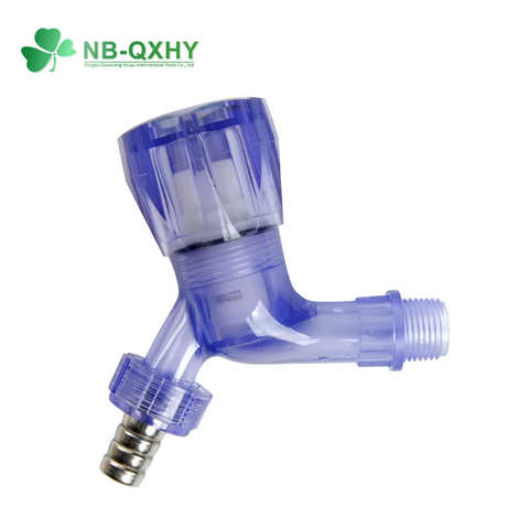 Modern Design PVC Transparent Hot Sale Kitchen Tap Polished Bathroom Water Faucet for Basin and Washing Machine