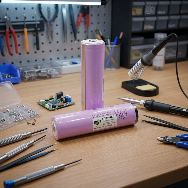 Pointed Top INR18650 26J 26JM  Liion Rechargeable Battery 3.6V 2600mAh 2000 Cycles Suitable for Power Tools and Home Appliances