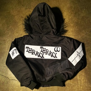 OEM Customized Applique Patch Nylon Windcheater <b>Zip</b> <b>up</b> <b>Jackets</b> for Unisex Hoodie Bomber Fur <b>Jacket</b> Manufacturer - Product Image 4