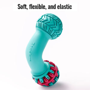 Truelove çevre dostu dayanıklı kauçuk köpek kemik interaktif tedavi dağıtıcı diş temizleme anti-yıkıcı çiğneme oyuncağı evcil hayvanlar için - Product Image 3