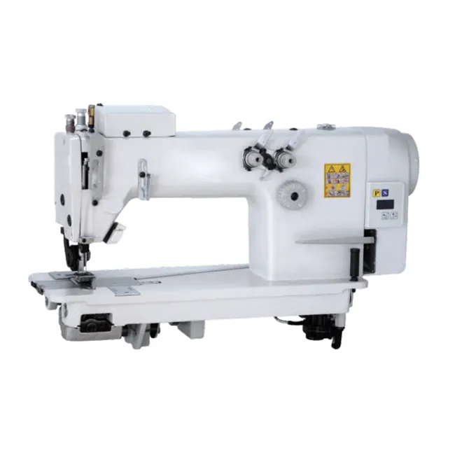 QK-3800D-1/2/3PL Direct Drive Single/Double/três agulha chainstitch máquina de costura com extrator