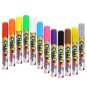 Marqueurs à craie liquide effaçables multicolores de haute qualité pour tableau LED, ensemble de marqueurs personnalisés pour écriture et peinture - Product Image 2