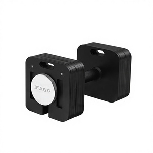 Mancuerna Ajustable Lumina de Hierro Fundido Recubierta de Goma con Bloqueo Rápido, Capacidad de 80 LB, Aparato para Relajación Muscular - Product Image 1