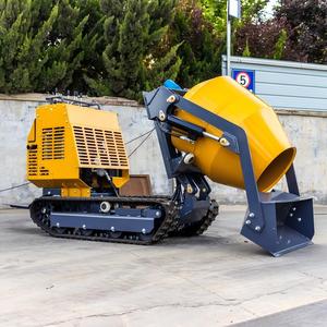 Hormigonera sobre orugas, mini tanque de mezcla hidráulico autopropulsado, mezcladora de cemento de pista de alta carga para construcción - Product Image 2
