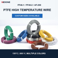 Kabel Tahan Api FF46-2 Berisolasi PTFE untuk Suhu Tinggi 600V, Tembaga Berlapis Perak, untuk Mesin Industri