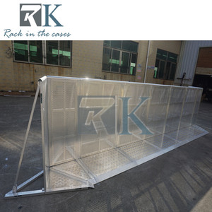 Barrera de Seguridad para Multitudes, Barrera Plateada Personalizada, Valla para Eventos, Barrera de Seguridad - Product Image 3