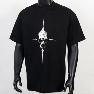 शीर्ष गुणवत्ता वाले हैवीवेट थग क्लब टी-शर्ट पुरुषों के लिए फैशन खोपड़ी ग्राफिक डिजाइन कपास के शीर्ष पुरुषों के लिए टी शर्ट - Product Image 3