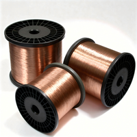 Fil de cuivre émaillé QZ-2/180 en stock, 0,2 mm-2,0 mm, fil magnétique haute température pour bobinage de moteur, fabricant de fil de bobinage