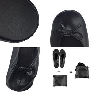 Venta al por Mayor de Zapatos de Ballet para Mujer, Zapatos Planos de Bailarina Plegables con Bolsa - Product Image 3