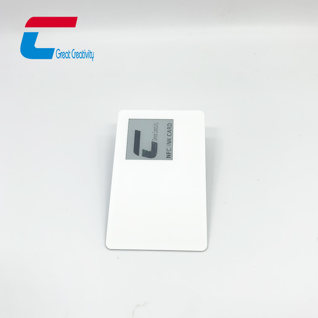 Customizable Smart Label Solution Black&White 1.54 Inch NFC E Ink Display Card for Table Card Price Tags
