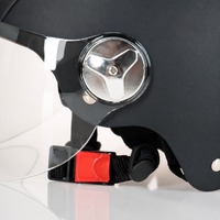 Casque de mode durable, casque noir, casque de protection demi-visage pour toutes les saisons