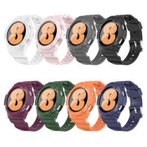 <span class=keywords><strong>Bracelet</strong></span> en fibre de carbone pour Samsung <span class=keywords><strong>Galaxy</strong></span> <span class=keywords><strong>Watch</strong></span> <span class=keywords><strong>4</strong></span> <span class=keywords><strong>Classic</strong></span> 46 mm 42 mm, étui robuste en TPU pour <span class=keywords><strong>Galaxy</strong></span> Watch4 5 - Product Image 2
