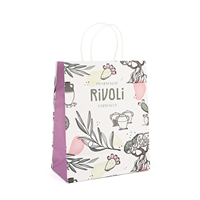 Vente directe d'usine, sacs cadeaux en papier kraft écologiques avec logo personnalisé, sacs shopping en kraft durables pour l'emballage de boutiques et de commerces de détail