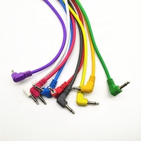Câbles patch mono 3,5 mm à angle droit en gros de Chine Alibaba, câble Eurorack 3,5 mm en PVC pour synthétiseur modulaire