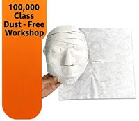 5D V-Shape Blanchiment Lifting Facial Sheetmask Viscose Peau Lifting Bandage pour Fine Line Rides Slim Face Mummy Mask
