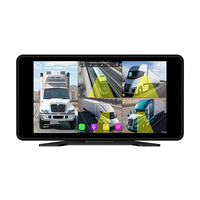 Caméra embarquée AHD 5CH avec écran tactile IPS, système de surveillance de la vue arrière du camion, DVR, écran 10,1 pouces, vision nocturne, étanche, enregistrement en boucle