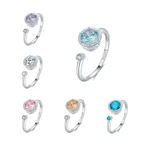 Wholesale Birthstone Rings in 925 Sterling Silver Stylish and Personalized Jewelry for Fashion Accessories and Gift Shops