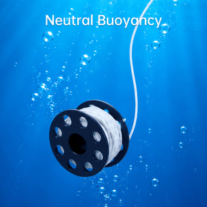 DIDEEP Carrete de Dedo para Buceo – Carrete de Línea POM de Gran Diámetro con Gancho, Orificio Interior de 3.5cm, Longitud de 20m/30m – para Placa Trasera BCD, Wing - Product Image 5