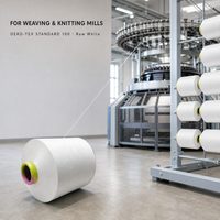 Filament recyclable en polyester 100% teint en masse, filé à l'anneau, personnalisable en usine chinoise, éco-responsable, vente chaude 2022