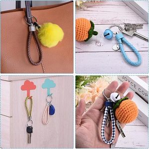 Llavero de Cuero con Correa Trenzada a Mano y Clip de Aleación de Zinc <span class=keywords><strong>para</strong></span> Llaves de Bicicleta, <span class=keywords><strong>Regalos</strong></span> Corporativos, Recuerdos, <span class=keywords><strong>Regalos</strong></span> <span class=keywords><strong>para</strong></span> el Día de San Valentín, <span class=keywords><strong>Regalos</strong></span> de Boda - Product Image 5