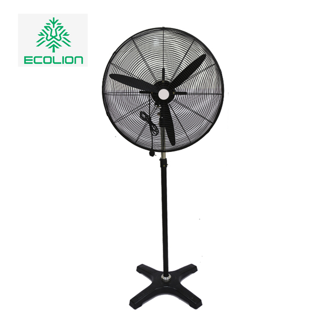 Stand Industrial Fan 20 24 26 30 Inch AC DC Blades Metal Pedestal Stand Commercial Industrial Stand Fan Price