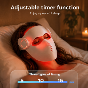 Masque facial sans fil à commande vocale IA pour le traitement de l'acné et l'éclat de la peau à <span class=keywords><strong>domicile</strong></span>, fabriqué par un fabricant d'appareils de beauté, en silicone 5D - Product Image 4
