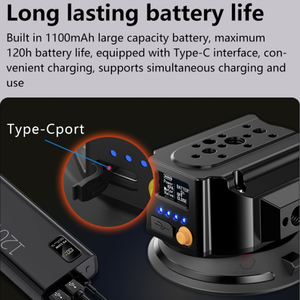 Ventosa Electrónica Inteligente de 3 Pulgadas, Redonda y Ovalada, con Succión al Vacío, Batería de Larga Duración, Soporte de 1/4 para <span class=keywords><strong>Techo</strong></span> de <span class=keywords><strong>Coche</strong></span>, para Fotografía - Product Image 3