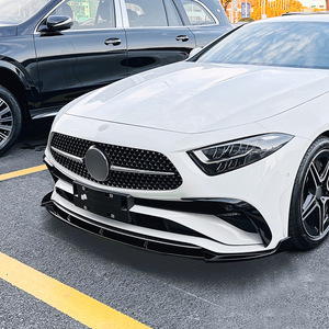 Lèvre de pare-chocs avant C257 pour <span class=keywords><strong>Mercedes</strong></span> Benz Classe <span class=keywords><strong>CLS</strong></span> C257 Facelift <span class=keywords><strong>2022</strong></span>+ Ligne <span class=keywords><strong>AMG</strong></span> Noir brillant en plastique - Product Image 6
