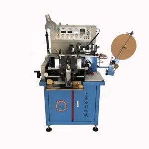 fabrics folding machine High speed ultrasonic garment label cutting and folding machine