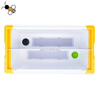 Nueva Caja de Plástico para Apicultura con 6 Marcos, Caja de Cría de Abejas Reinas, Colmena Térmica