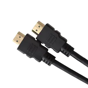 Schwarzes HDMI 2.0 4K60Hz-Kabel DP 1.4-Kabel 18 Gbit/s HDMI-zu-HDMI-Kabel aus reinem Kupfer