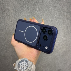 เคสโทรศัพท์แม่เหล็กแบบด้านคุณภาพสูงสำหรับ iPhone 18 14 15 16 17 Pro Max พร้อมปุ่มสัมผัส AI ป้องกันมุมทั้งสี่ - Product Image 4