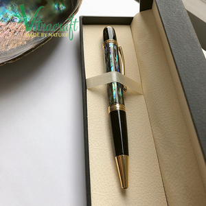 Productos hechos a mano de clase alta Bolígrafo con incrustaciones de concha de abulón especial Bolígrafo de firma hecho a mano de lujo Es un recuerdo único - Product Image 6