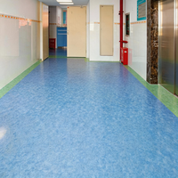 Rouleaux de revêtement de sol acoustique en PVC Runsure à absorption des chocs 22 dB, surface marbre, idéal pour les studios de Taekwondo, prix de gros usine