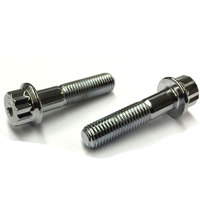 M5 M6 M7 M10 ASTM A193 A914 B8 B8M B8T ASTM A453 GR660 A286 18-8 polissage uni noir fini 12 points boulon à tête de bride