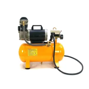 12V High Efficiency Weatherproof Long Duty Cycle DC Oil Less Professional Construction Truck Air Compressor Pump 12 liter tank