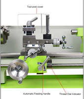 Tour à métaux de loisir NUMOBAMS NU180V 100-2250RPM, machine à tourner sur banc à vitesse variable